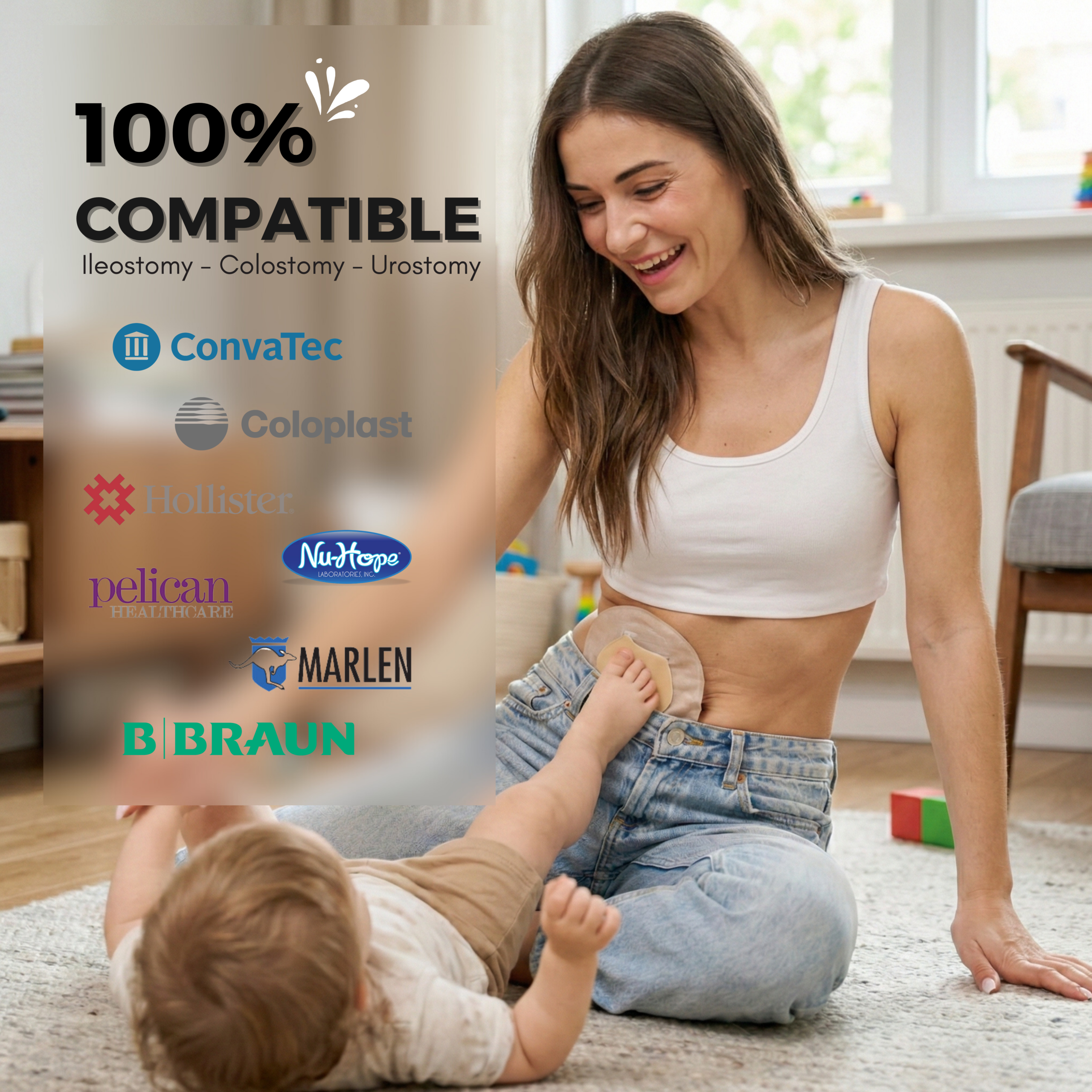 Ostomy Support & Comfort Garments (Daily, Sports & Swimming)